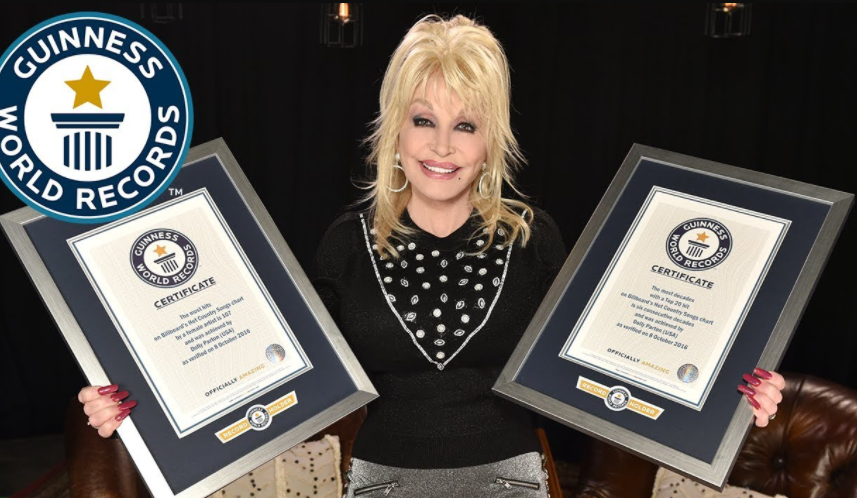 Dolly earned two Guinness World Records