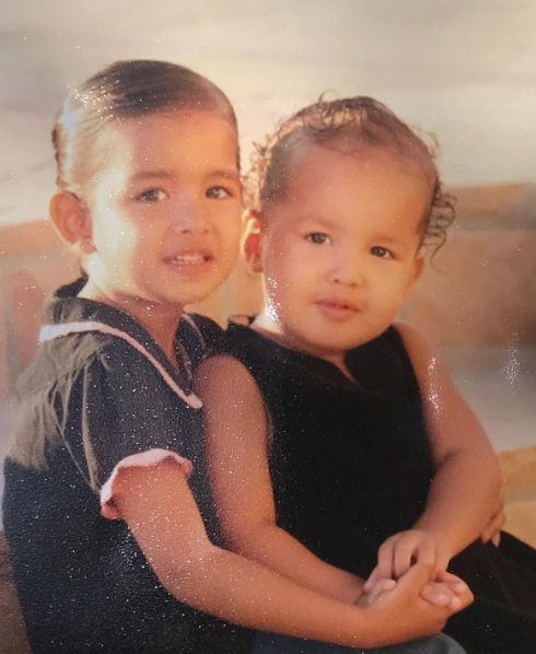 Sofia Wylie with her sister