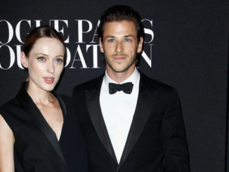 Gaspard Ulliel and Gaelle Pietri