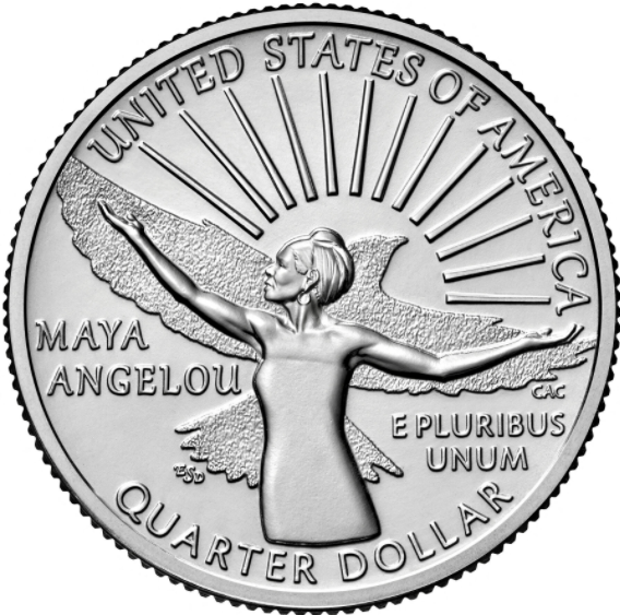 Maya Angelou Becomes First Black Woman on a Quarter