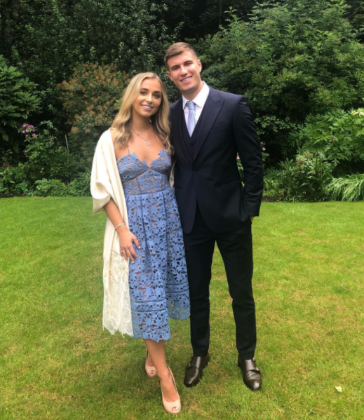 Paddy McNair and his girlfriend