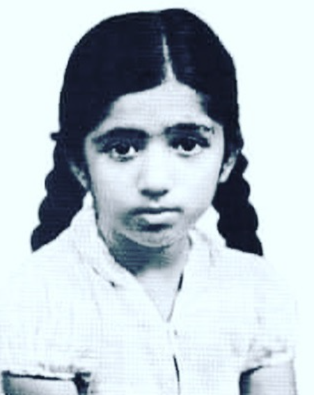 Childhood Picture of Lata Mangeshkar