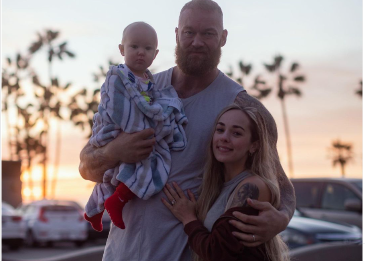 Hafthor Bjornsson and family