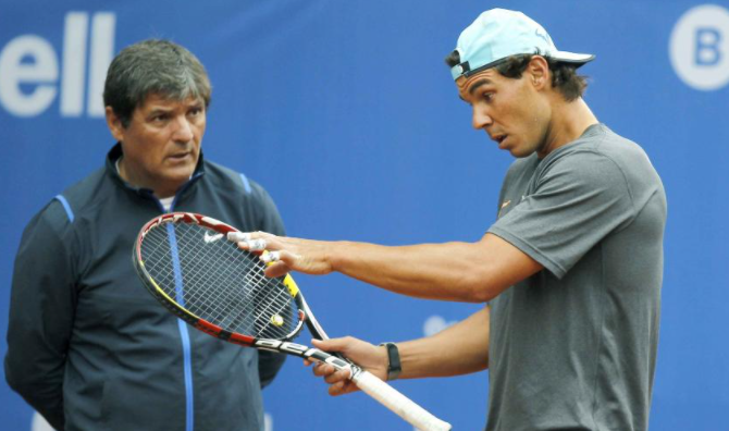 Rafael Nadal and his unclue, Toni