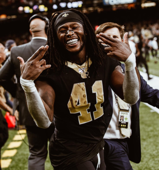 NFL Running Back, Alvin Kamara