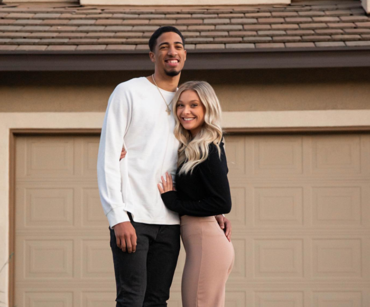 Tyrese Haliburton and his girlfriend Jade Elizabeth