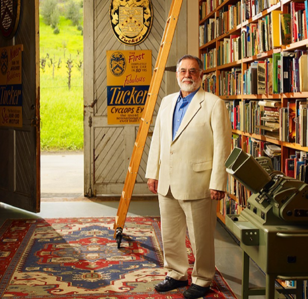 Coppola pictured at his private winery estate in Napa, California