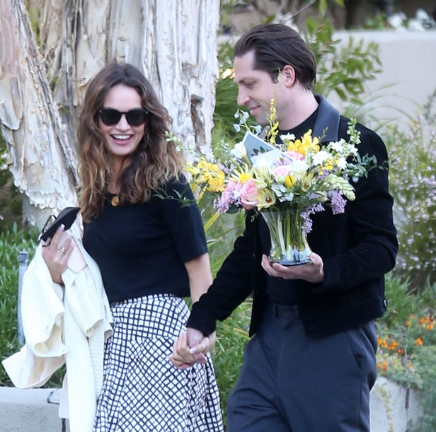 Michael Shuman and his girlfriend, Lily James