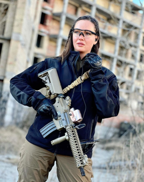 Anastasiia Lenna joined Ukrainian army to fight against Russia