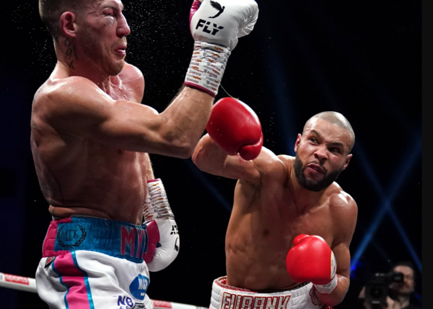 Eubank Jr. knocked down Liam Williams