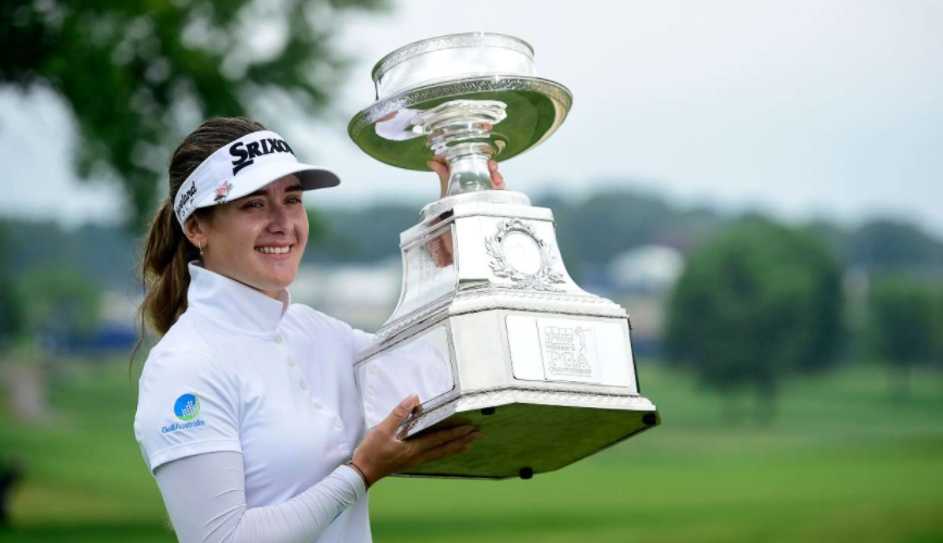 Hannah Green wins the 2019 Women's PGA Championship