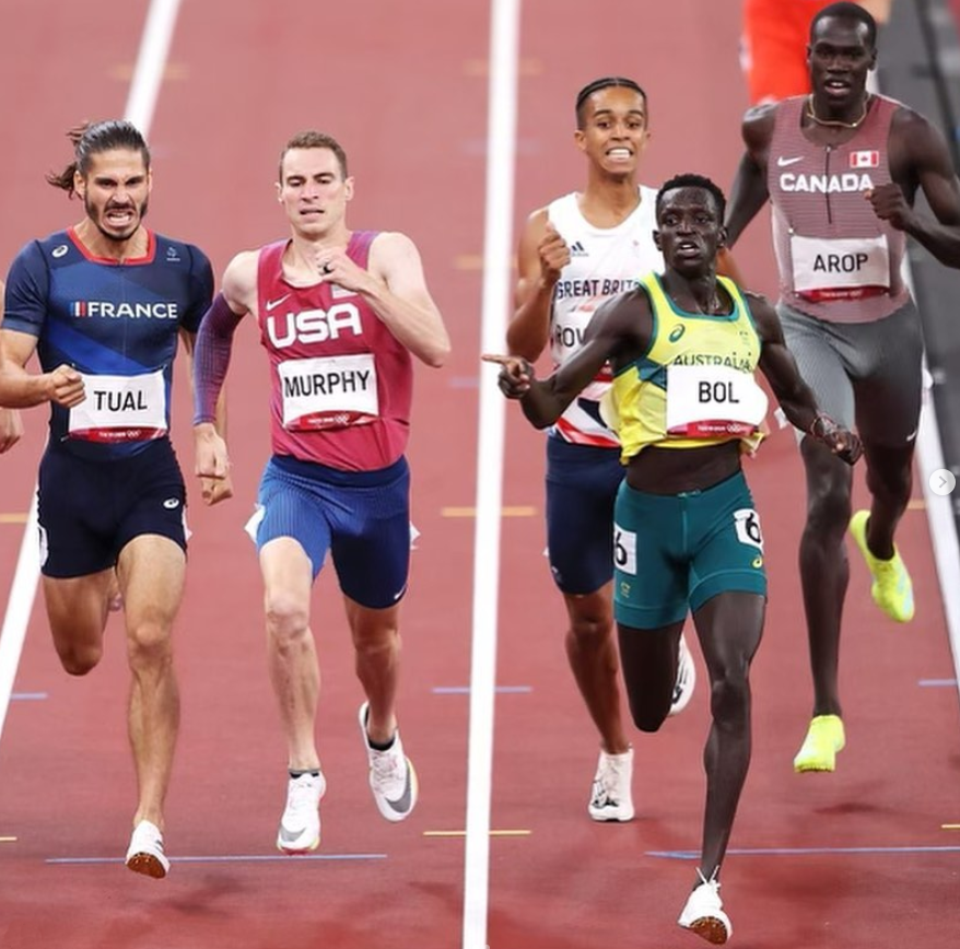 Peter Bol Australian  Record