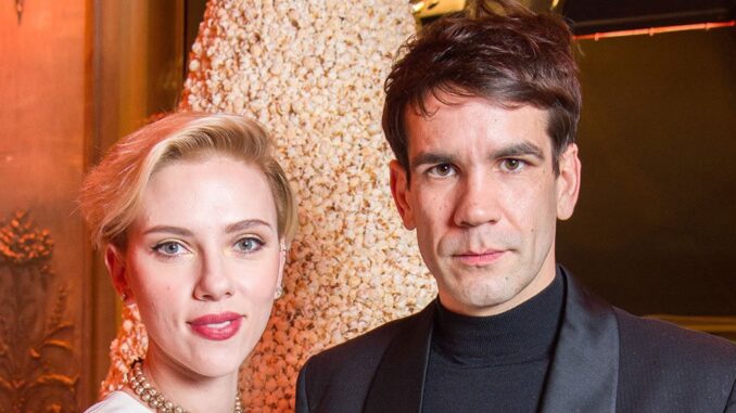 Who is Scarlett Johansson's child father?