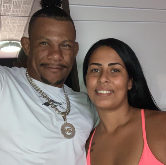 Alex Oliveira and his wife
