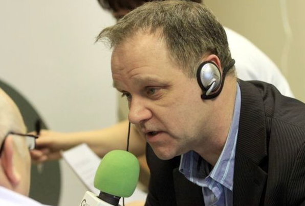 Mark Page was the Middlesbrough FC stadium announcer for 20 years