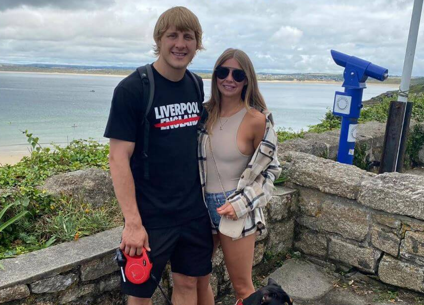 Paddy Pimblett and his girlfriend, Laura Gregory
