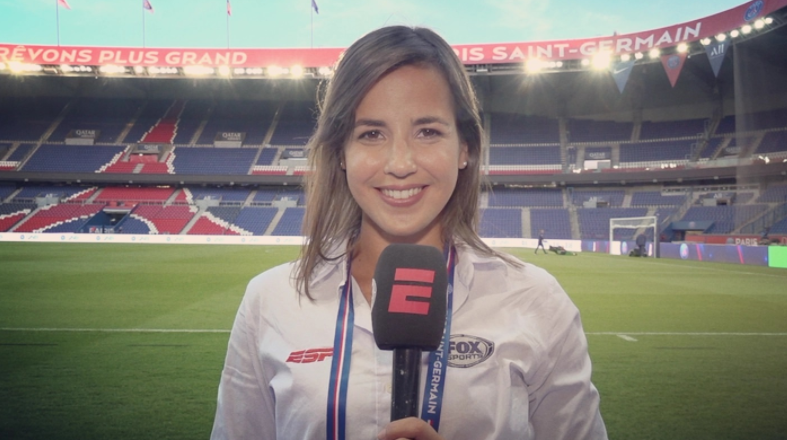 Brazilian sports reporter and journalist, Natalie Gedra