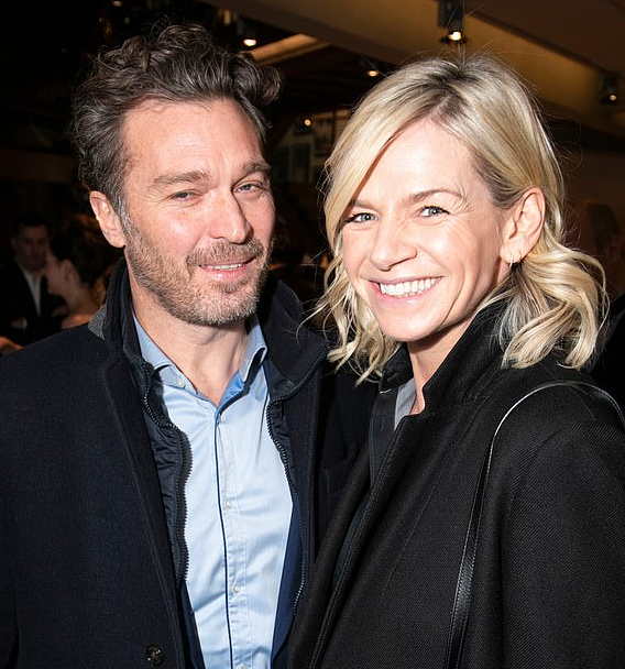 Zoe Ball and her partner, Michael Reed