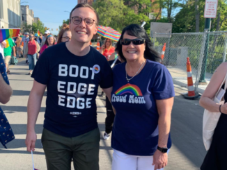 Sherri Glezman and Chasten Buttigieg