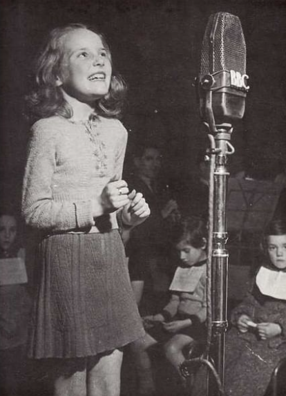 Young Petula Clark Singing