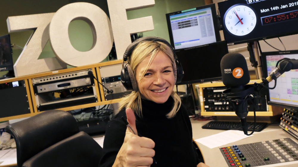 British Radio and TV presenter, Zoe Ball