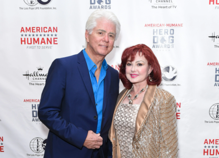Naomi Judd and her second husband, Larry Strickland