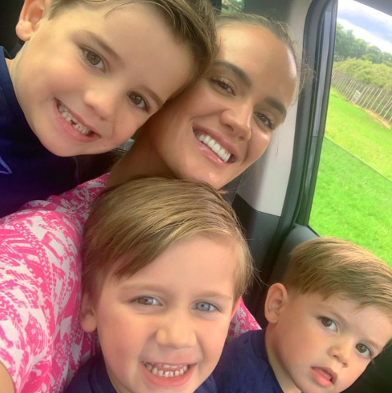 Philip Olivier girlfriend, Amy Virtue with their childrens