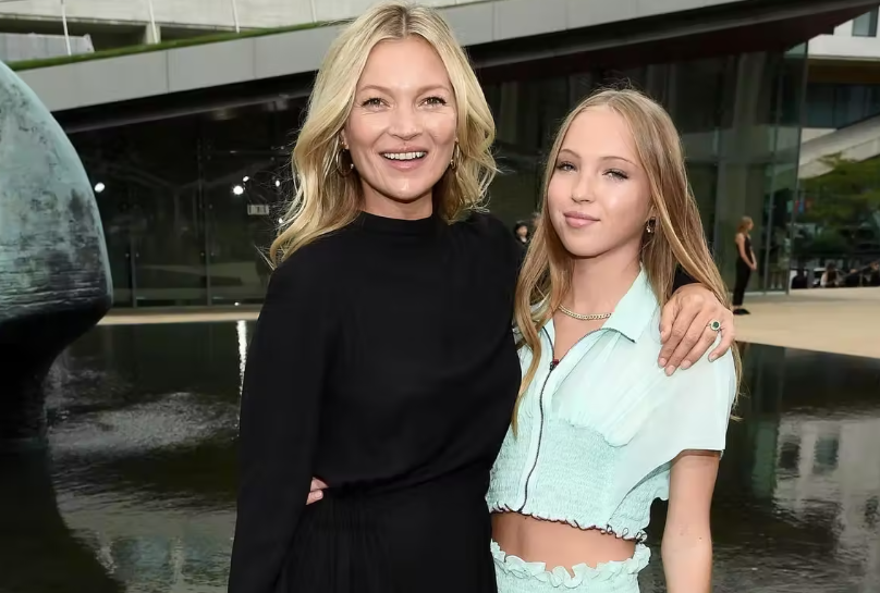Lila Grace Moss Hack and her mum, Kate Moss