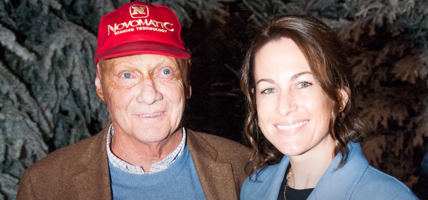 Niki Lauda and wife