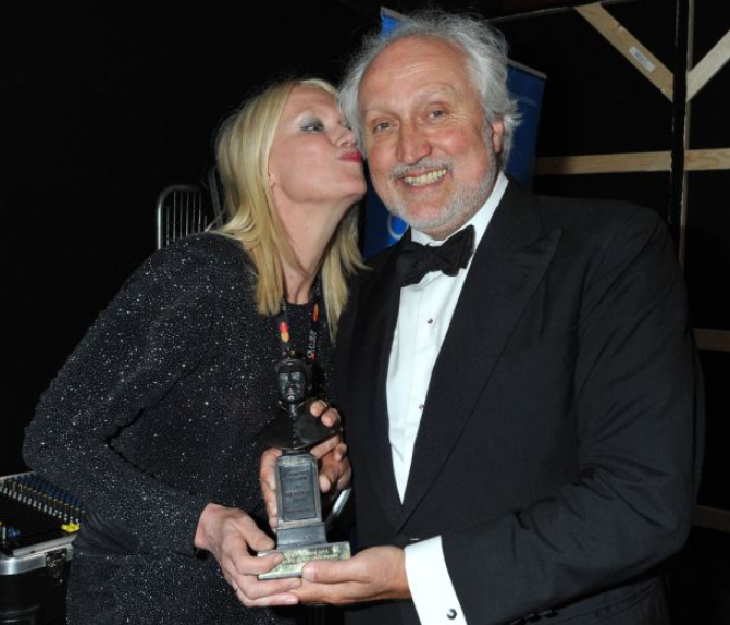 Anneka Rice with her ex-husband, Nick Allott