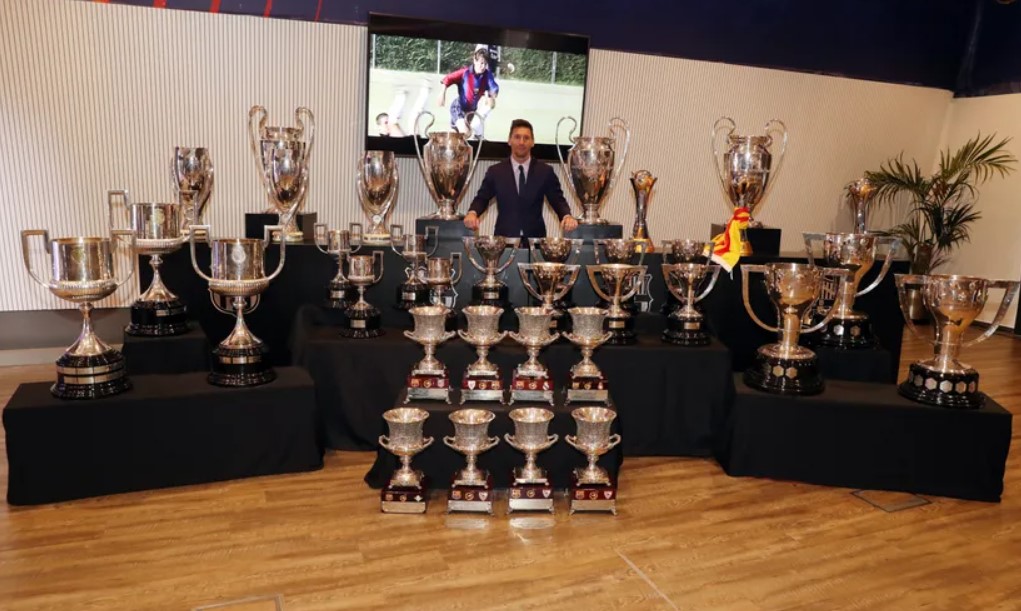 Lionel Messi Club Trophies