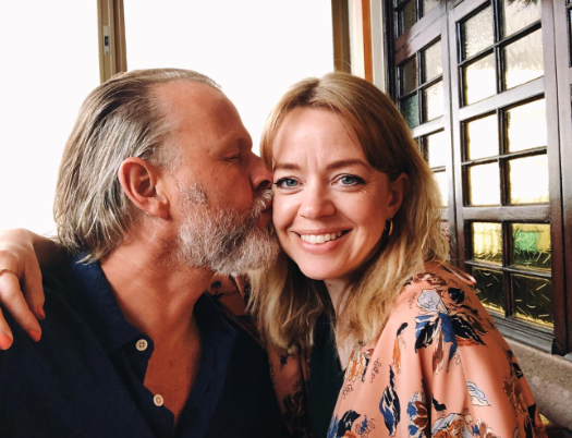 Mark Letheran and his girlfriend, Georgia Taylor