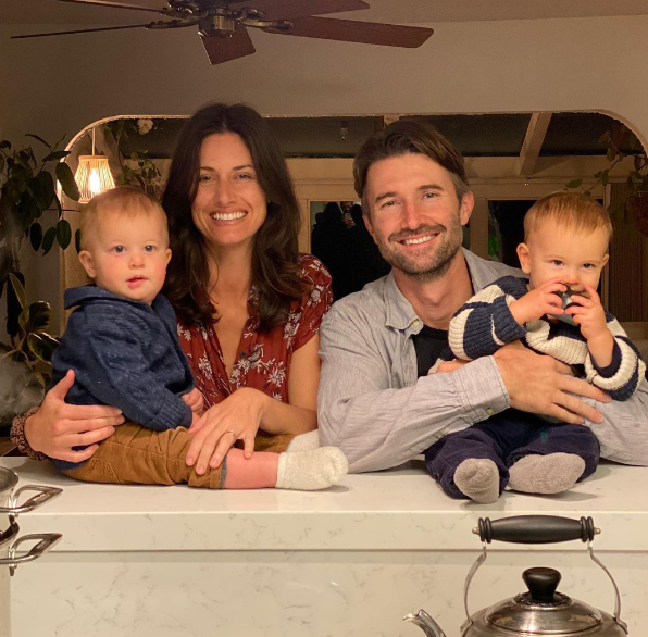 Brandon Jenner with his wife, Cayley and their sons