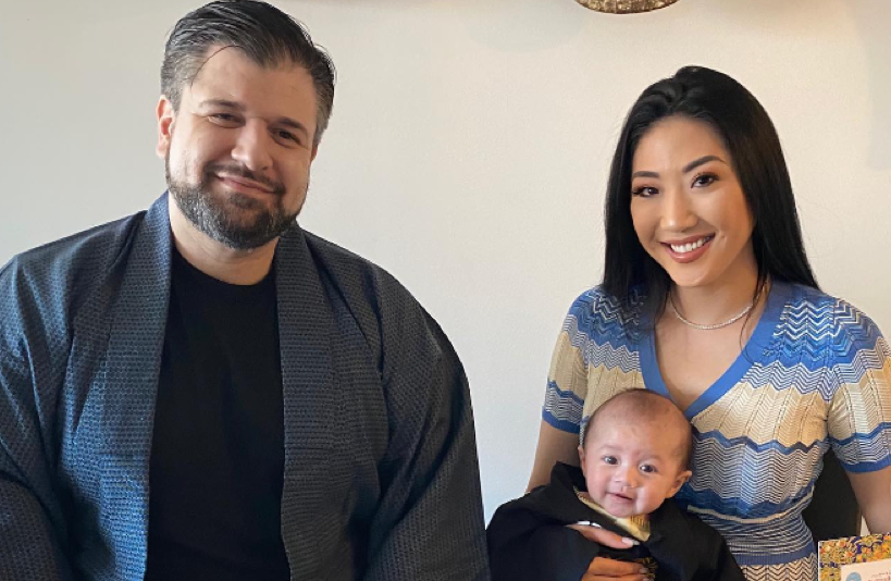 Sheena Sakai and her family