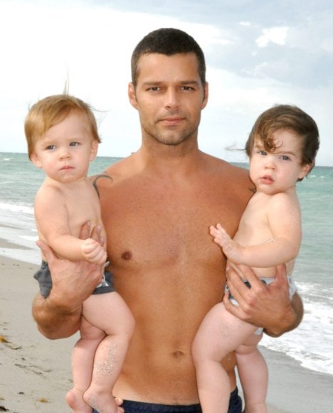 Ricky Martin kids