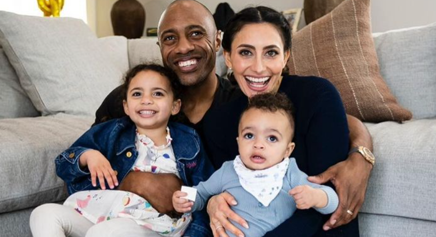 Jay Williams with his family