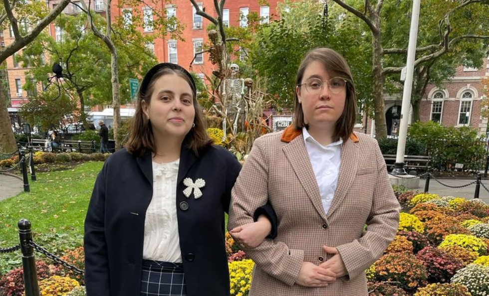 Beanie Feldstein and her partner, Bonnie Chance Roberts