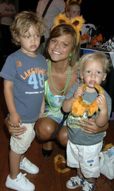 Jade Goody with her sons