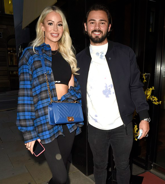 Olivia Attwood and her fiance, Bradley Dack