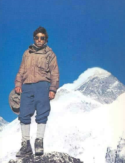 Nepalese Moutain climber, Shambu Tamang at young age