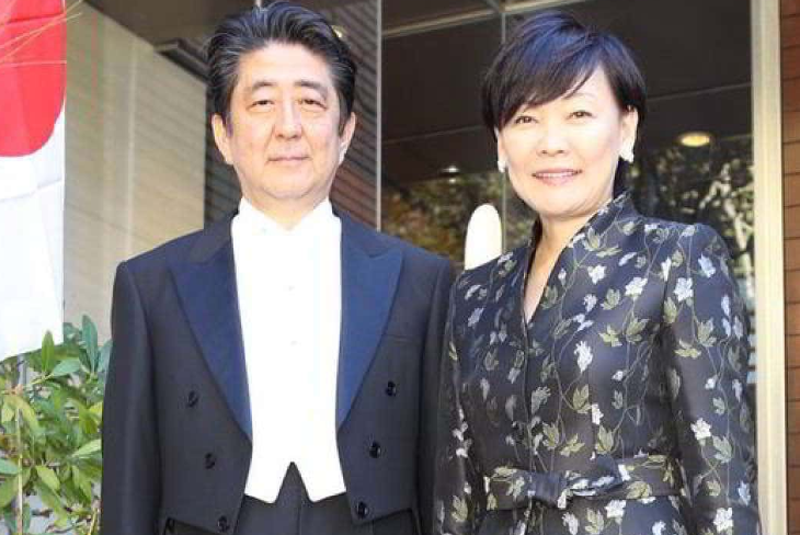 Shinzo Abe and his wife