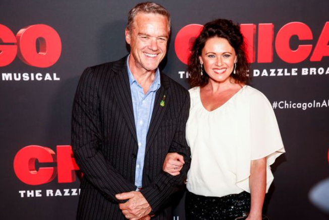 Stefan Dennis and his wife, Gail