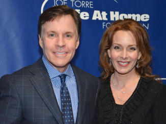 Jill Sutton and Bob Costas