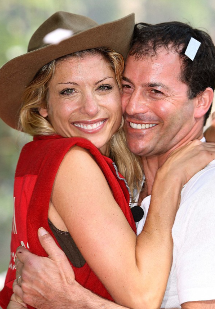 Dani with her ex-husband, Carl Harwin in 2008