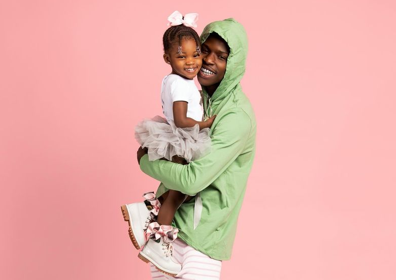 Quando Rondo and his daughter