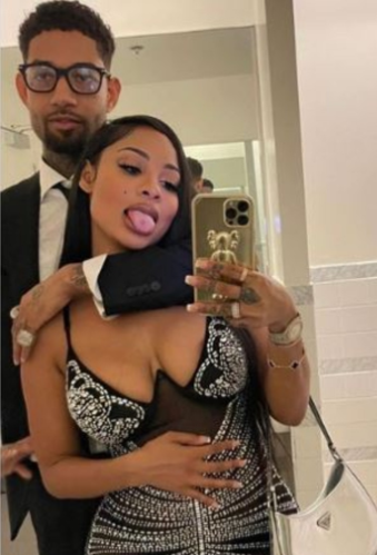 PnB Rock and his girlfriend Stephanie Sibounheuang