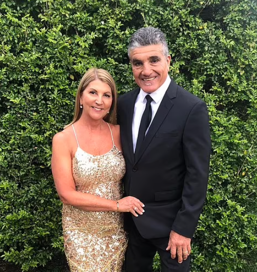 Mario Fenech pictured with wife Rebecca