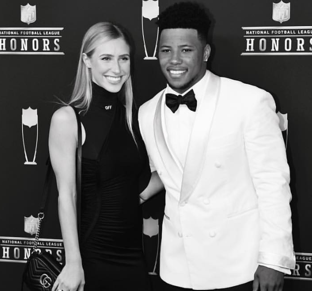 Anna Congdon and her boyfriend, Saquon Barkley