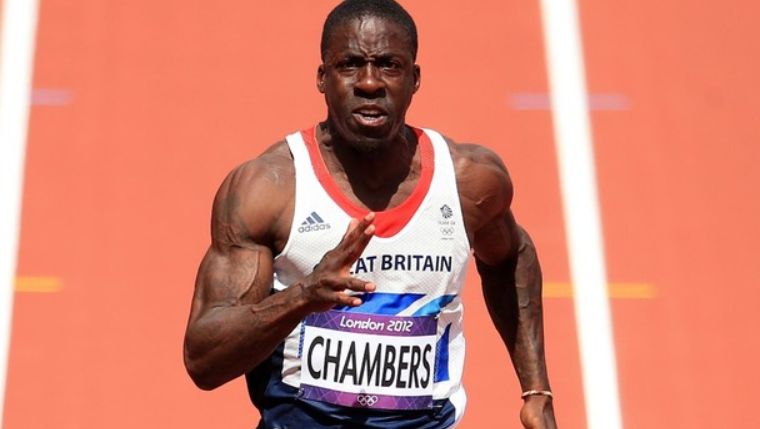 British Track Sprinter, Dwain Chambers
