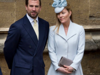 Peter Phillips with his ex-wife Autumn Phillips